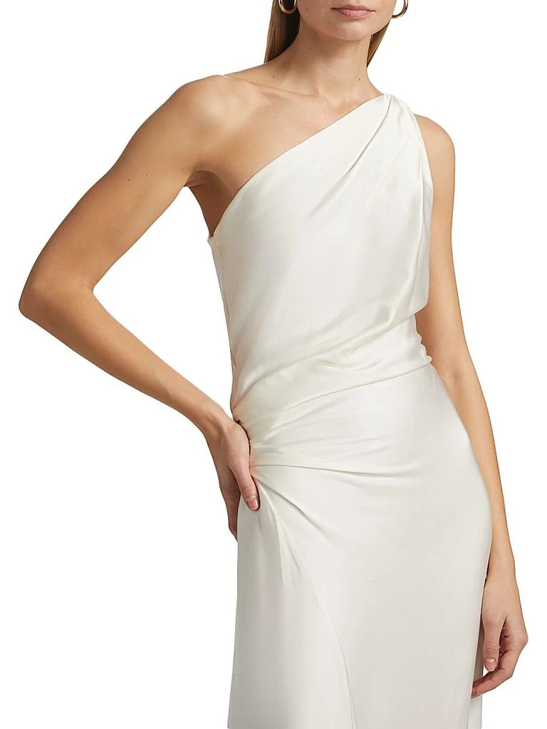 A.L.C. Aster Asymmetric Draped Gown 6