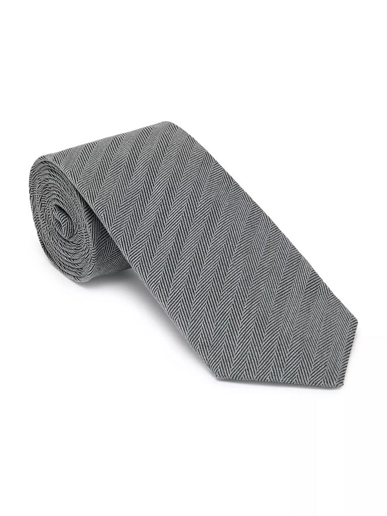 Brunello Cucinelli Silk Chevron Tie