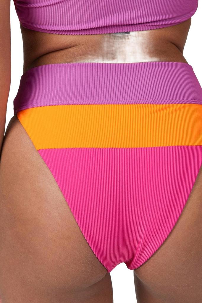 Beach Riot Alexis Bottom In Sunset Colorblock