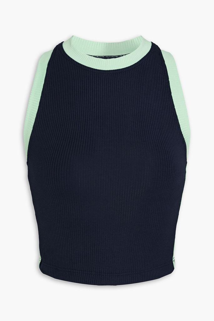 The Upside Solstice Monte cropped ribbed stretch-modal tank