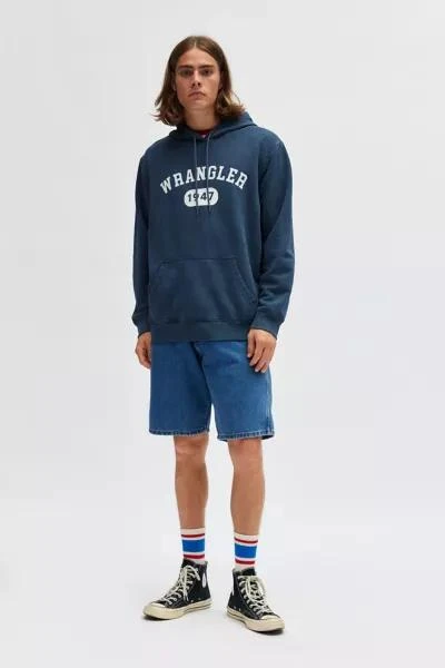 Wrangler Wrangler Logo Graphic Relaxed Fit Hoodie Sweatshirt 4