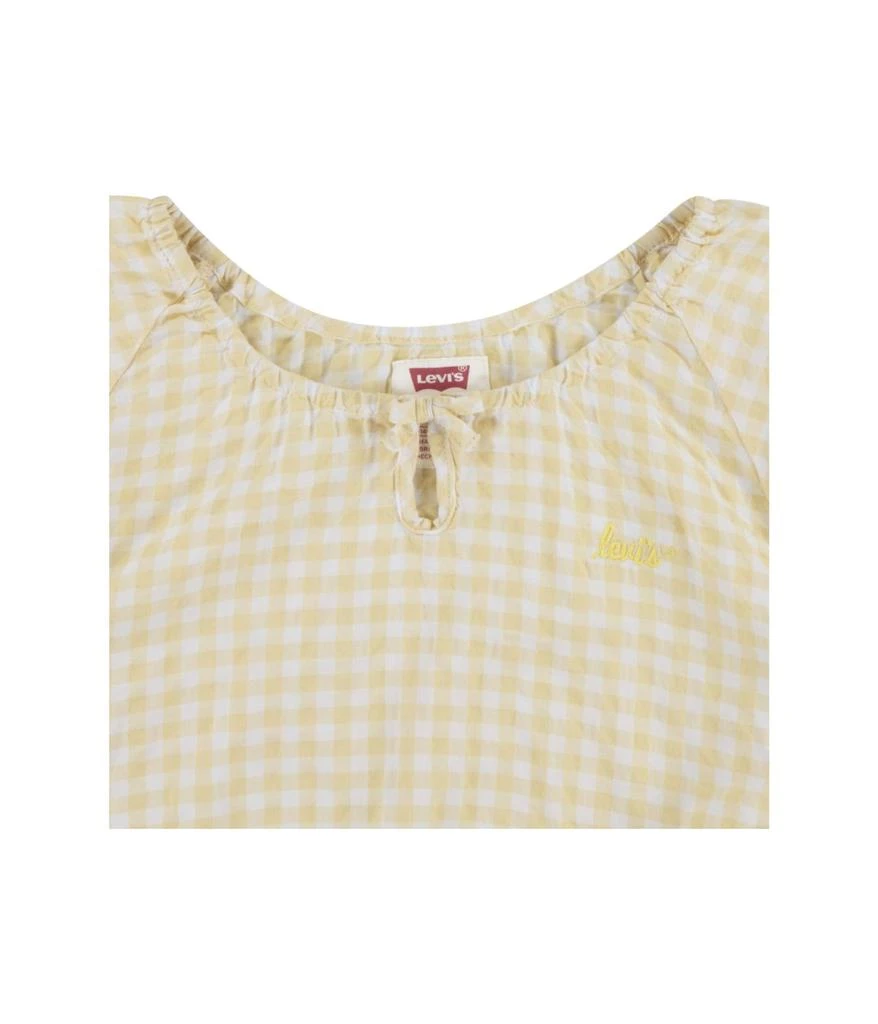 Levi's Gingham Peasant Top (Big Kid) 4