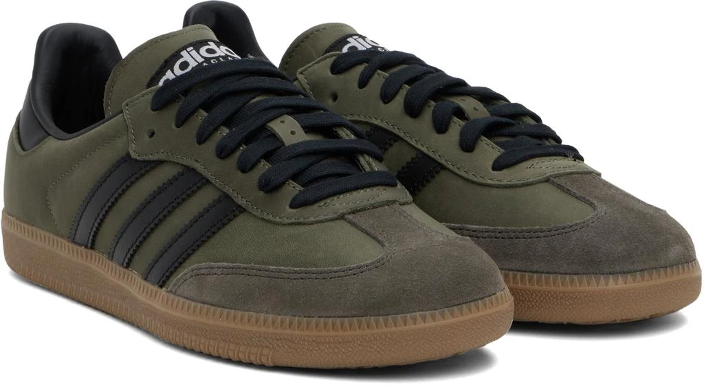 Adidas Khaki & Taupe Samba OG Sneakers 4