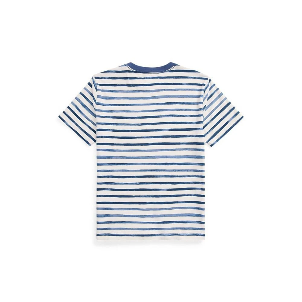 Polo Ralph Lauren Big Boys Striped Crab-Print Cotton Pocket Tee 2