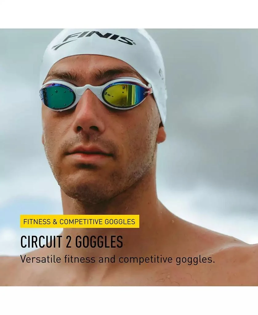 FINIS Circuit2 Goggle Red-Yellow Mirror 2