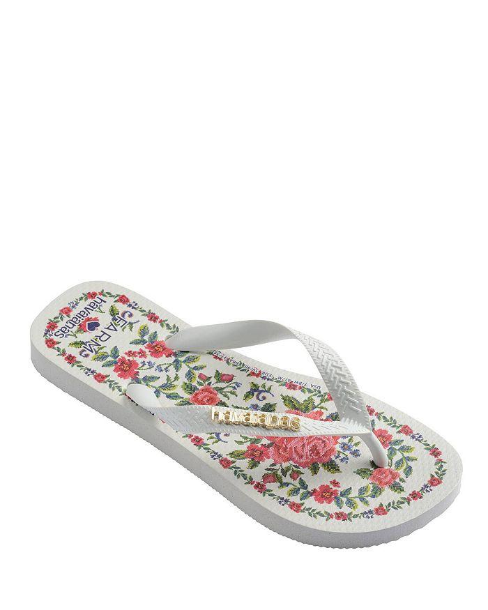 Havaianas Women's Farm Flower Tapestry Flip Flop Sandals