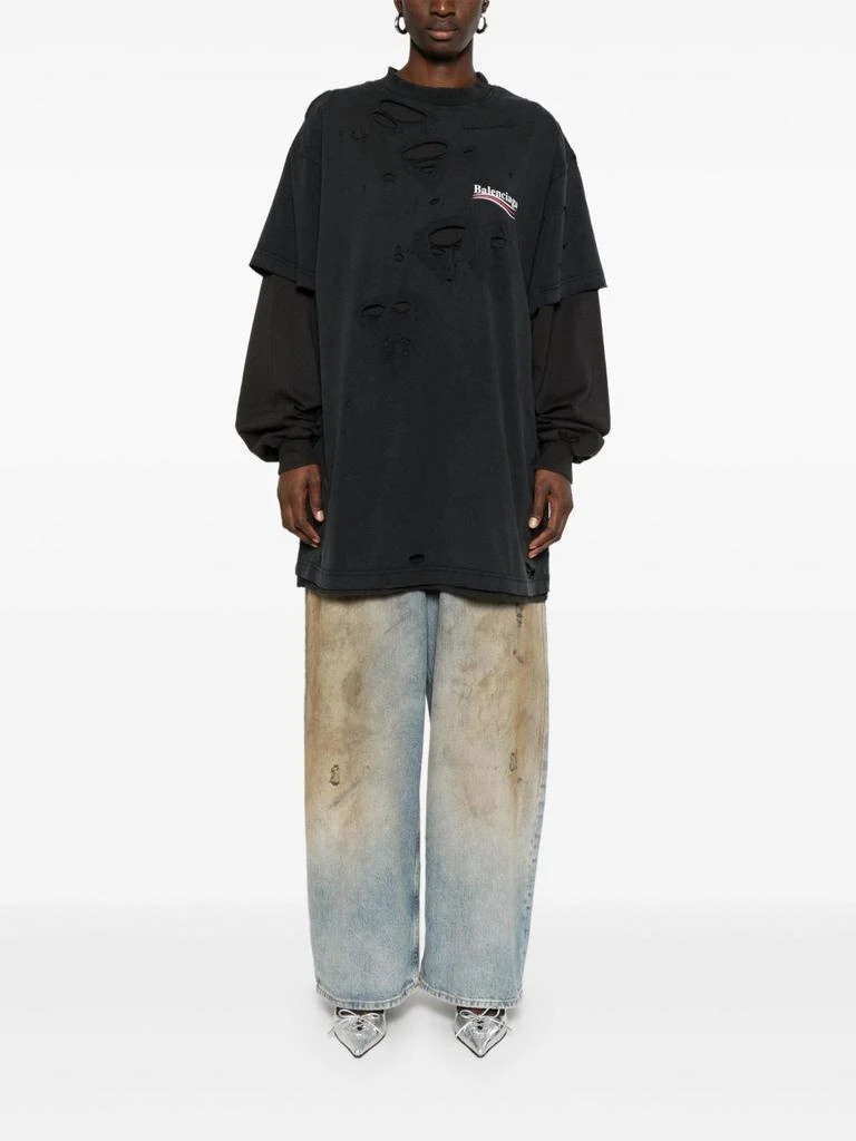 Balenciaga BALENCIAGA - Political Campaign Cotton T-shirt 1