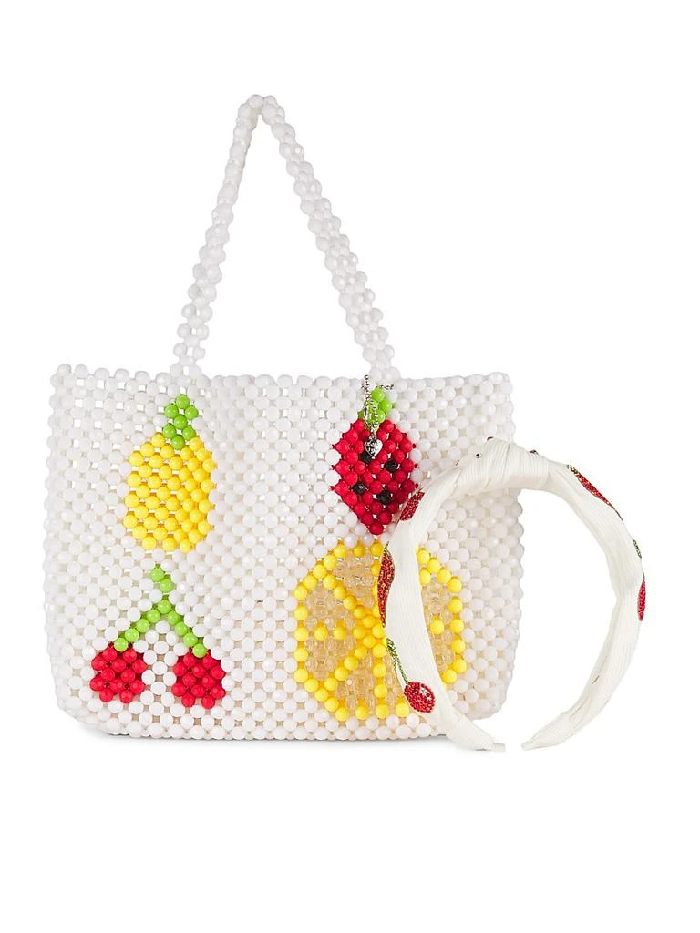 Bari Lynn Girl
s Crystallized Fruit Headband 
Beaded Bag Set