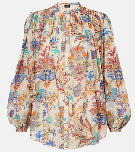 ETRO Paisley cotton blouse 1