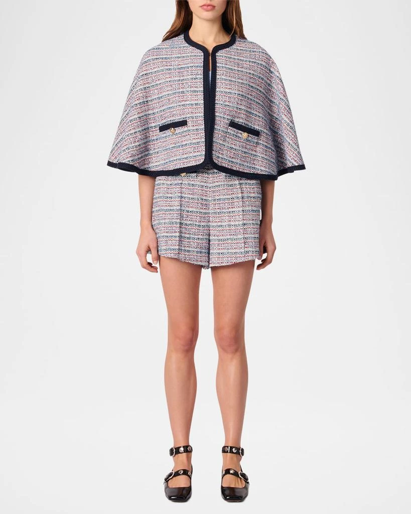 Maje Gilany Tweed Cape 2