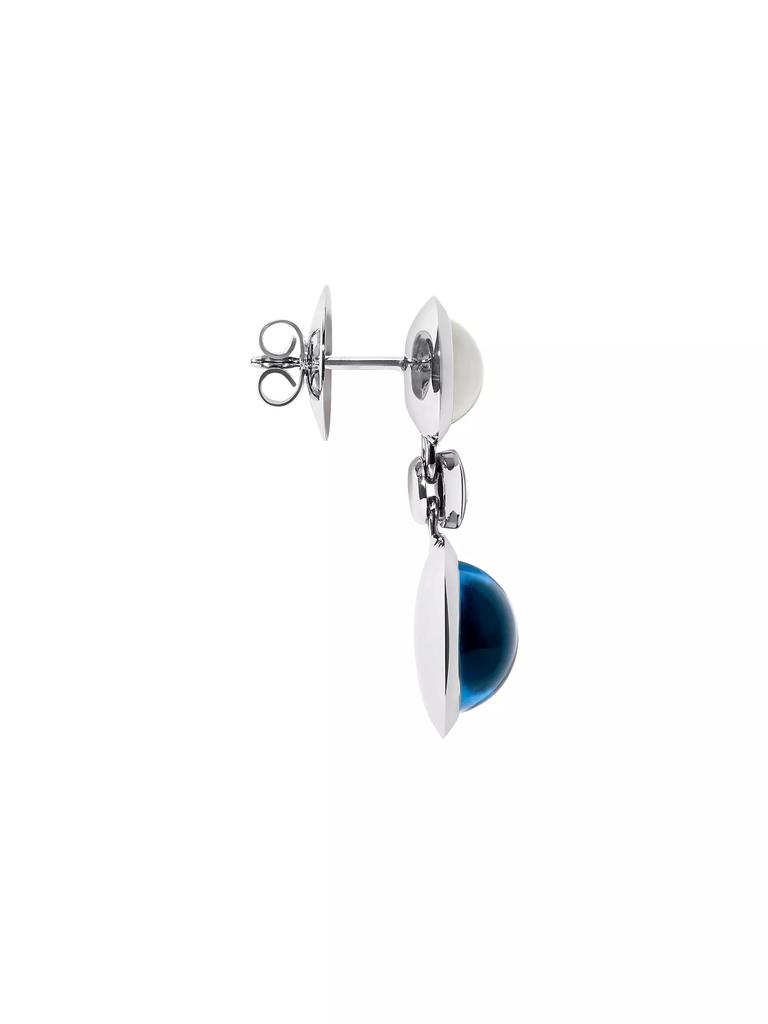 Tamara Comolli Bouton 2 18K White Gold & Multi-Gemstone Drop Earrings