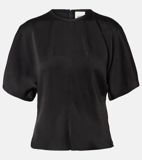 Isabel Marant Karlita satin top 1