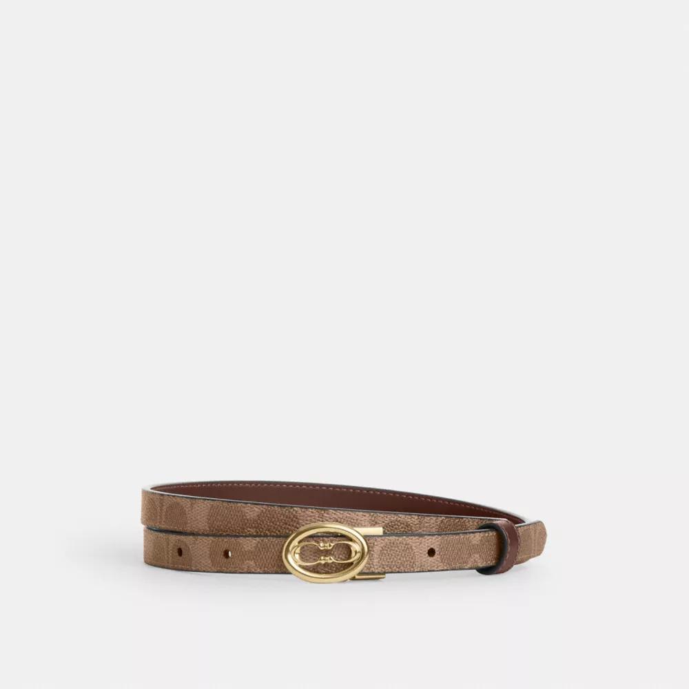 Coach Signature Buckle Cut To Size Belt, 18 Mm