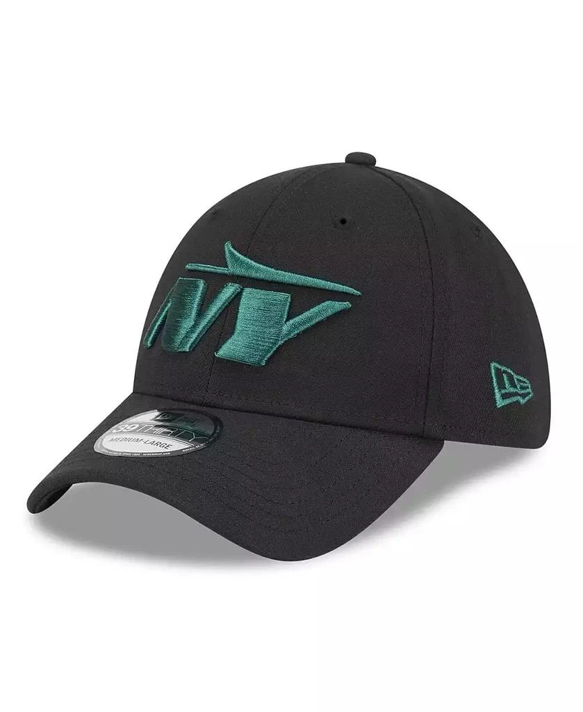 New Era Men's Black New York Jets NFL Standard 39THIRTY Flex Hat 1