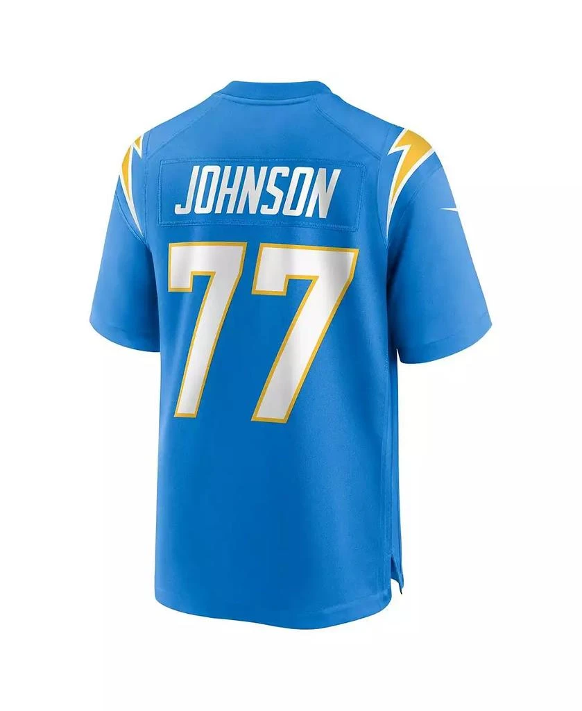 NIKE Men's Zion Johnson Powder Blue Los Angeles Chargers 2022 NFL Draft First Round Pick Game Jersey 2