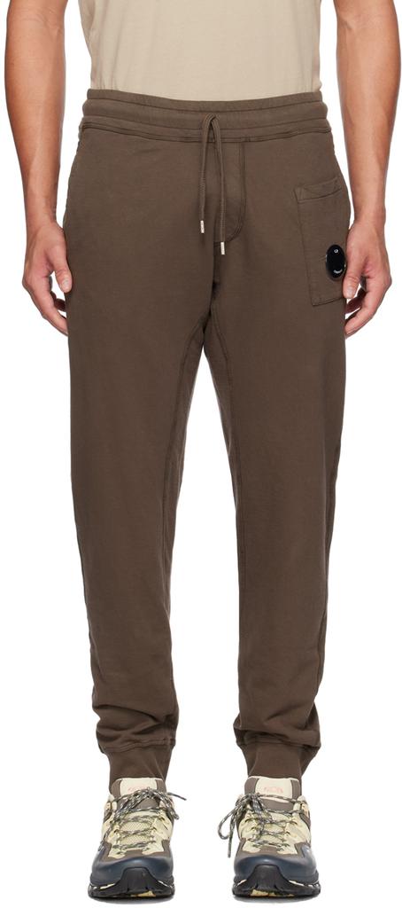 C.P. Company Brown Lens Sweatpants