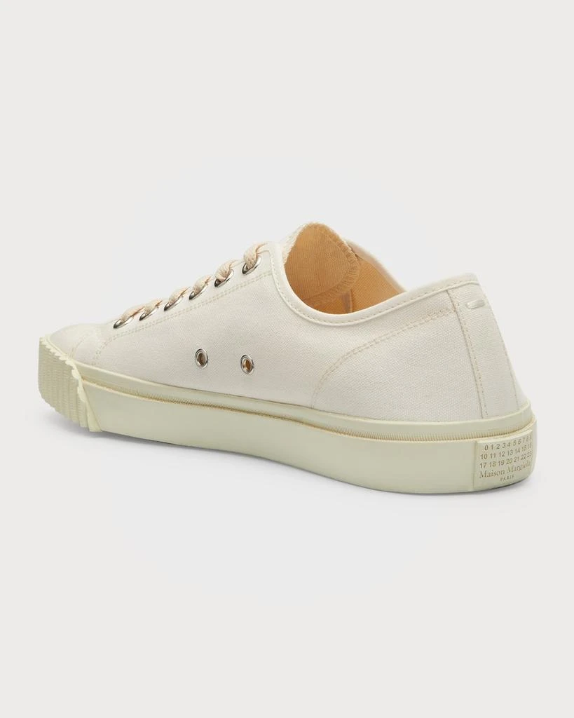MAISON MARGIELA Men's Tabi Split-Toe  Canvas Low-Top Sneakers 4