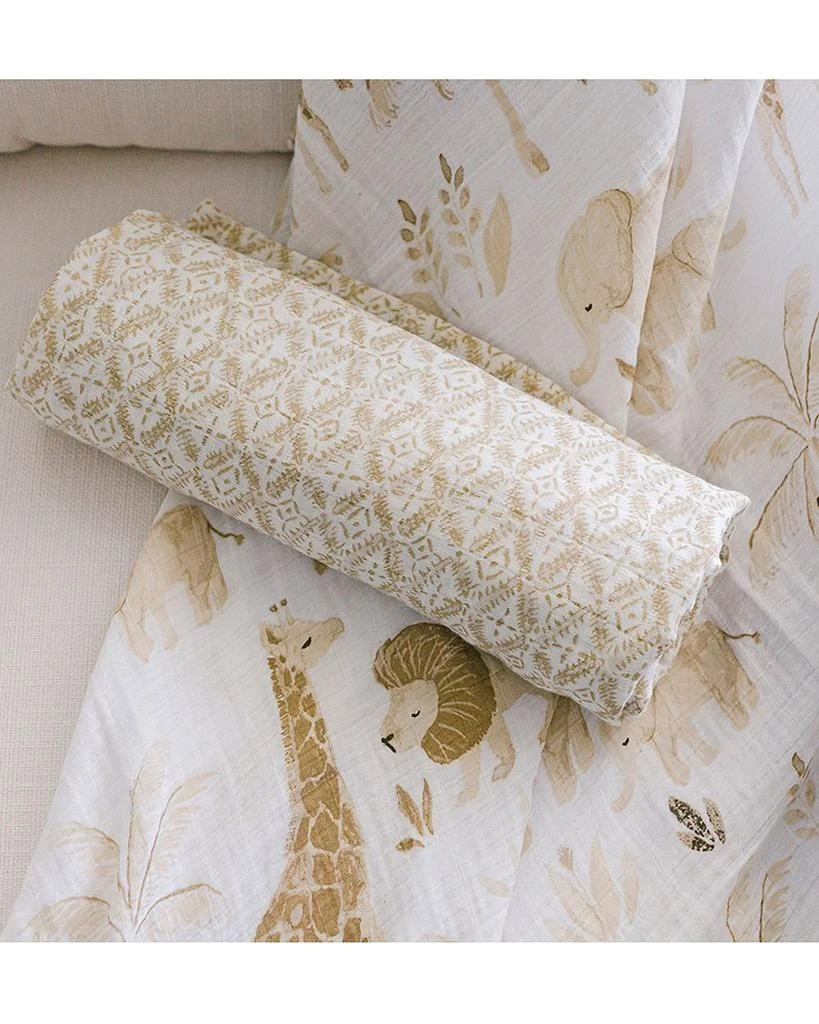 Crane Baby Kendi Swaddle Wraps, 2 Pack - Ages 0-36 Months 4