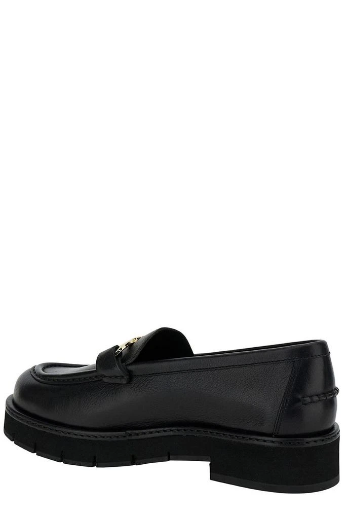 Salvatore Ferragamo Ferragamo Gancini-Plaque Slip-On Loafers 3