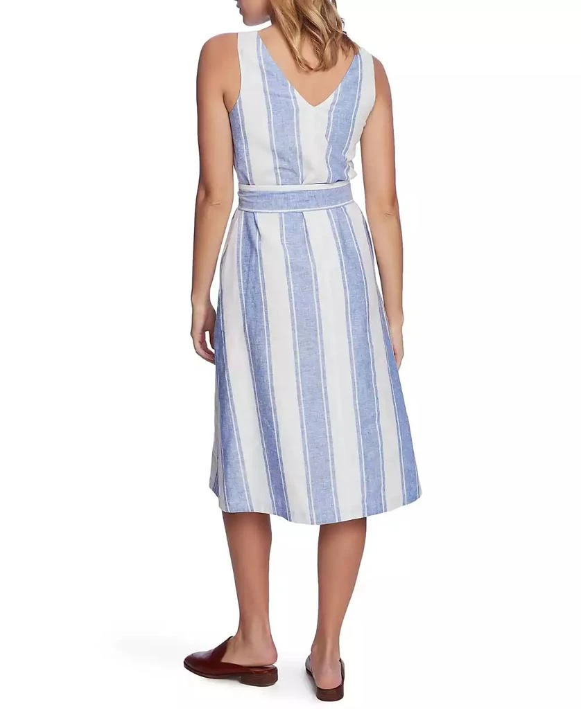 Court & Rowe Women's Sleeveless V-neck Tie Waist Dress 2