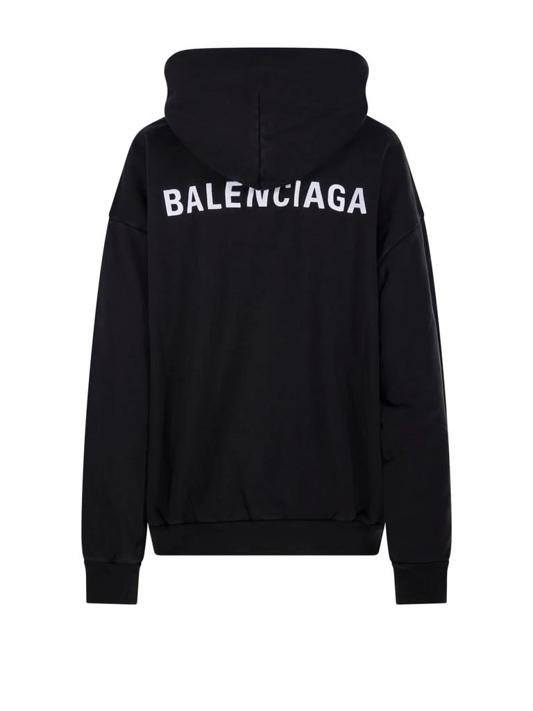 Balenciaga Balenciaga Logo Embroidered Medium-Fit Hoodie 2