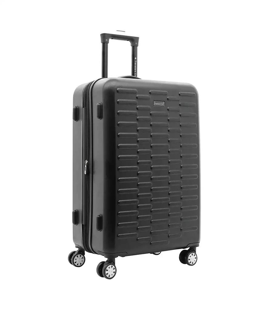 Travelers Club 3-Pc. Shannon Spinner Expandable  Luggage Set 7