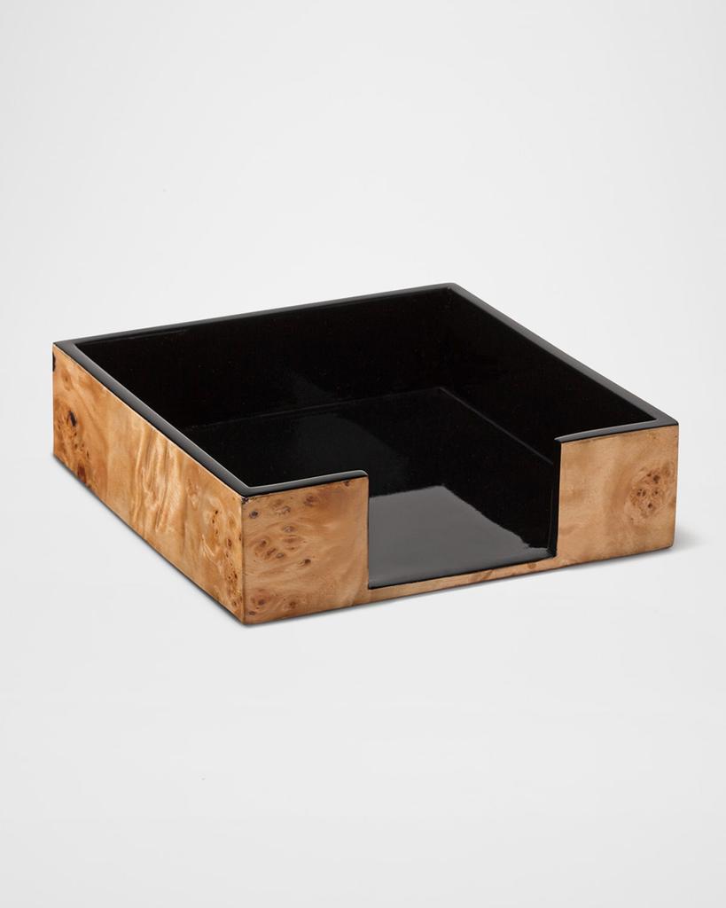LADORADA Burl Veneer Dinner Napkin Holder