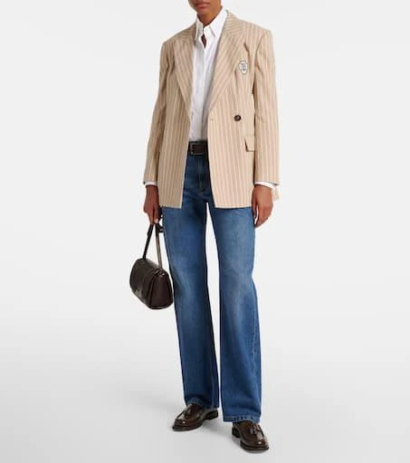 Brunello Cucinelli Cotton and silk blazer 2