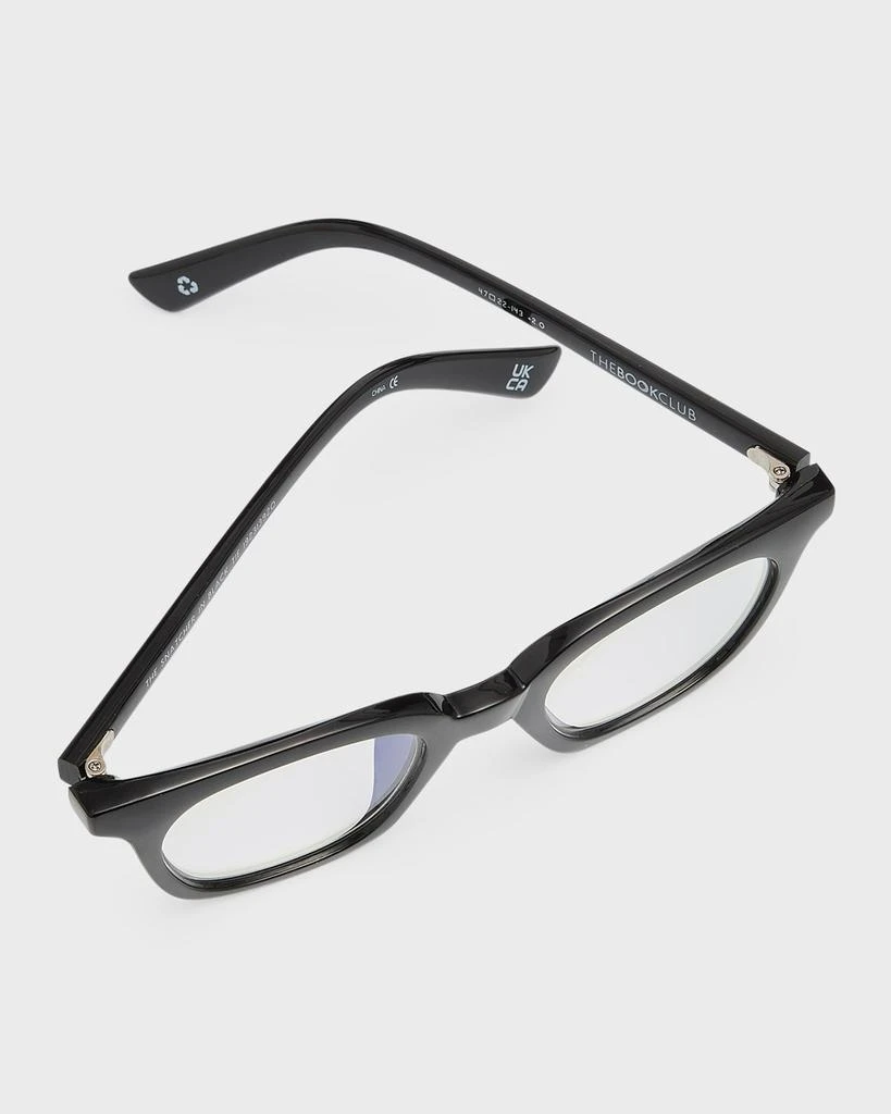 The Book Club The Snatcher in Black Tie Cat-Eye Readers 5