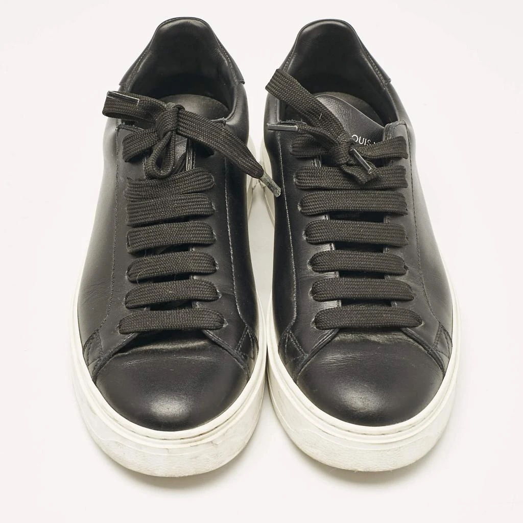 Louis Vuitton Louis Vuitton Black Leather Timeout Low Top Sneakers Size 37.5 3