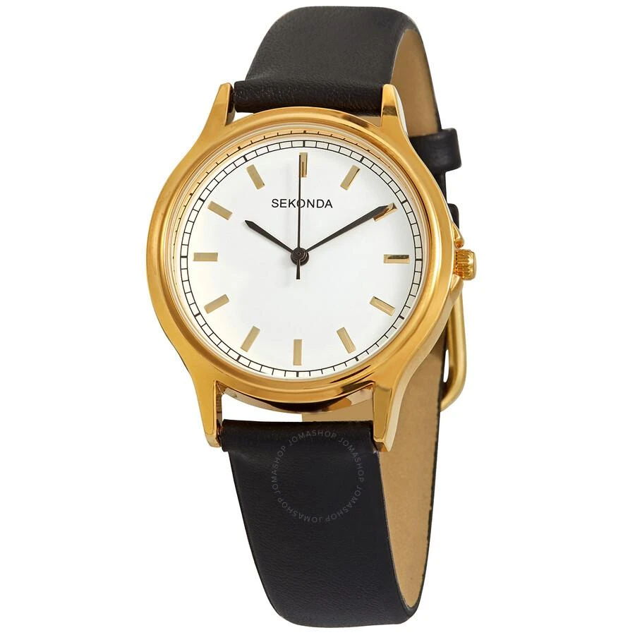 Sekonda Quartz White Dial Gold-tone Unisex Watch 3136 1