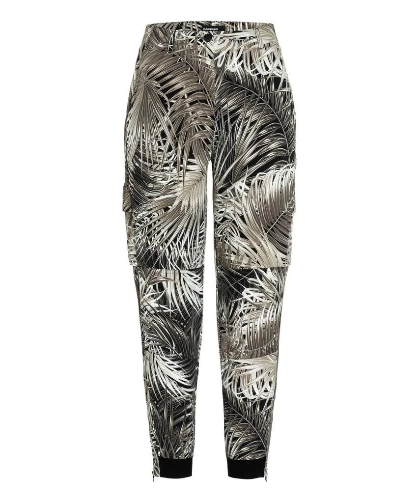 CAMBIO Women's Jules Pants In Jungle Leaves 1
