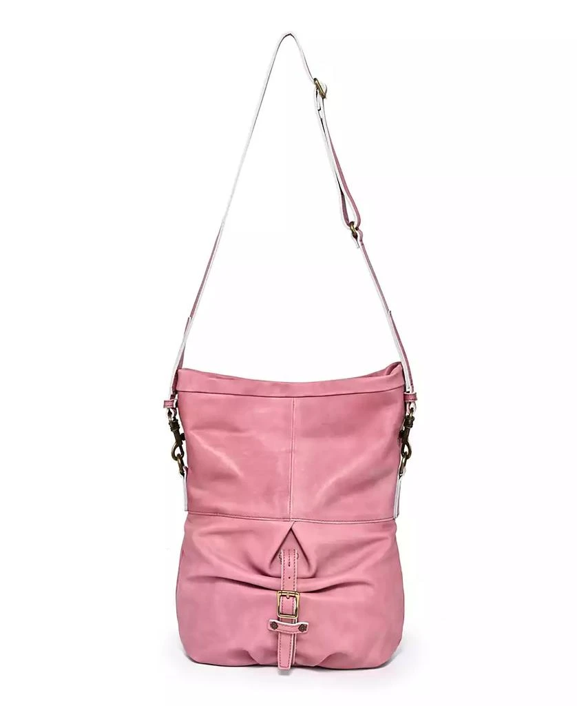 OLD TREND Sweet Lotus Leather Bucket Bag 12