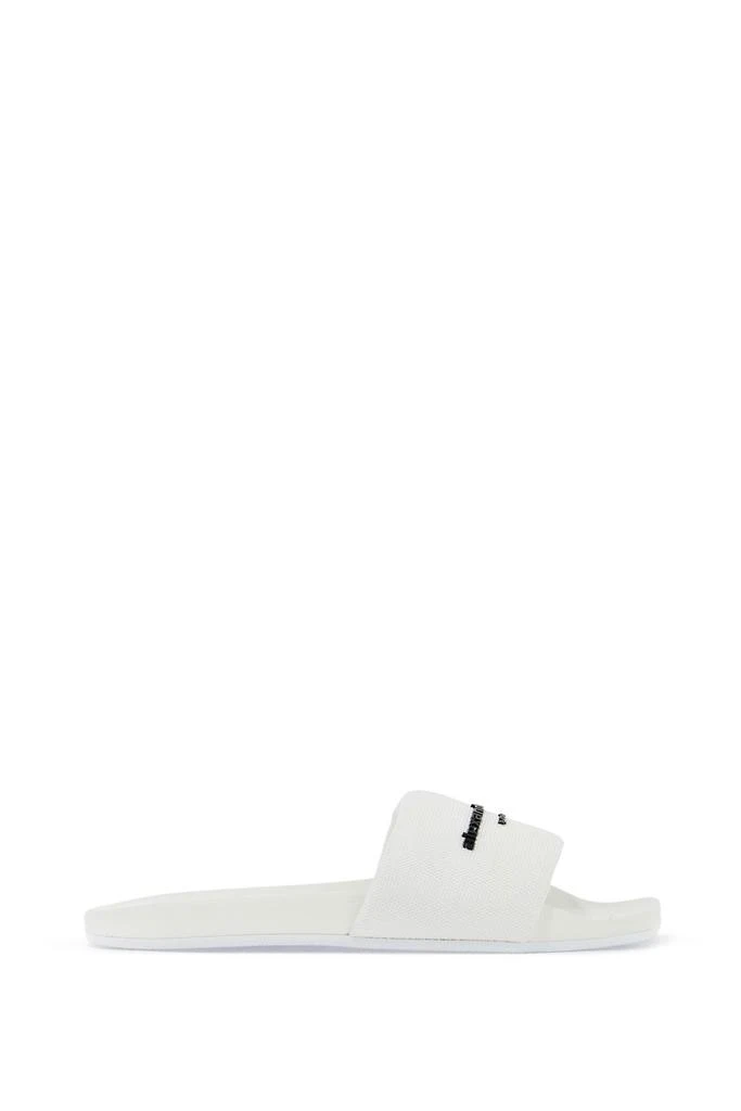Alexander Wang slides with branded strap 1