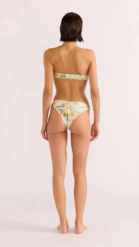 MINKPINK Vacanza Bikini Set In Green-Yellow 
Orange 2