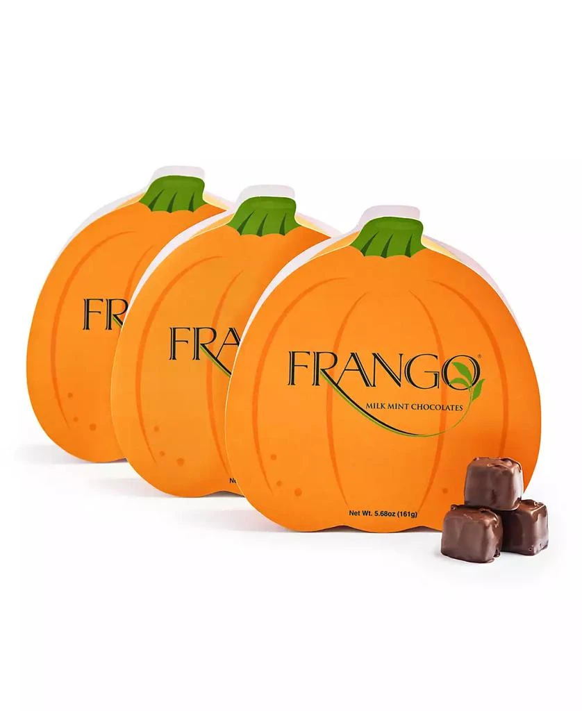 Frango Chocolates 3 Pack Milk Mint Chocolates in Pumpkin Box, Created for Macy's 2