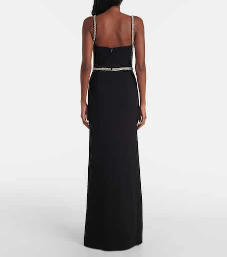 REBECCA VALLANCE Rina crystal-embellished gown 3