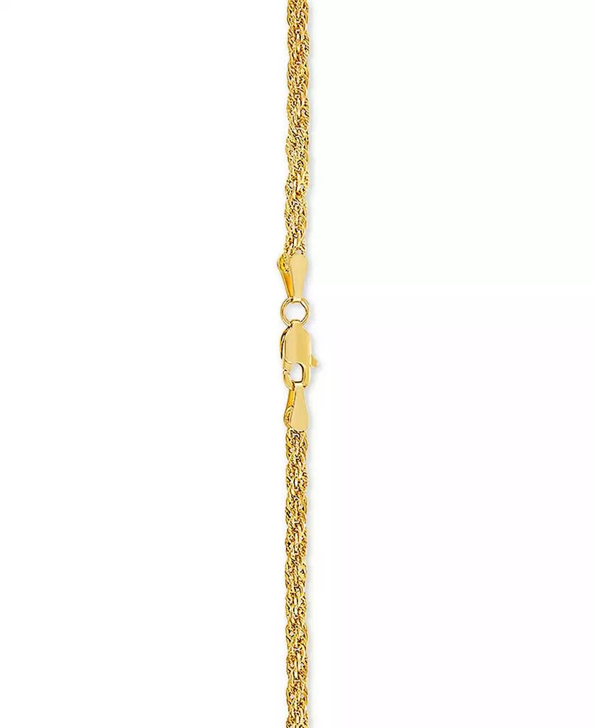 Macy
s Lightweight Graduated Rope Link 18" Chain Necklace (3mm - 6.25MM) in 14k Gold 3
