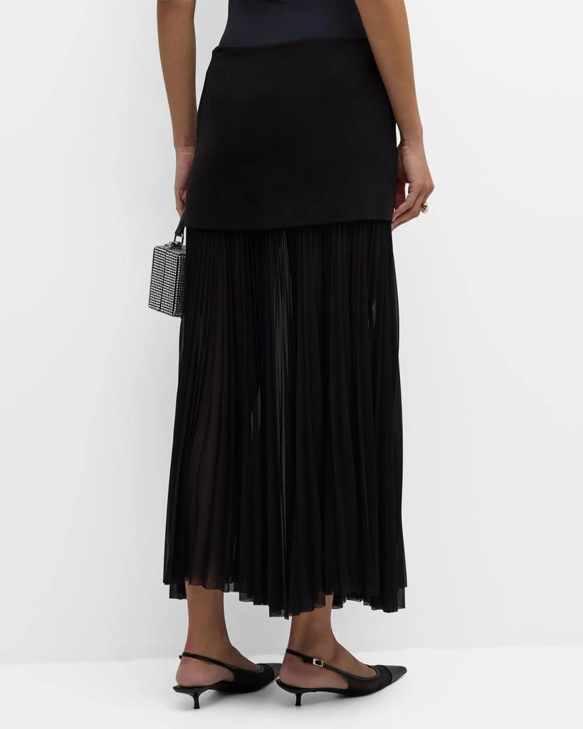 A.L.C. Willa Pleated Drop-Waist Skirt 5