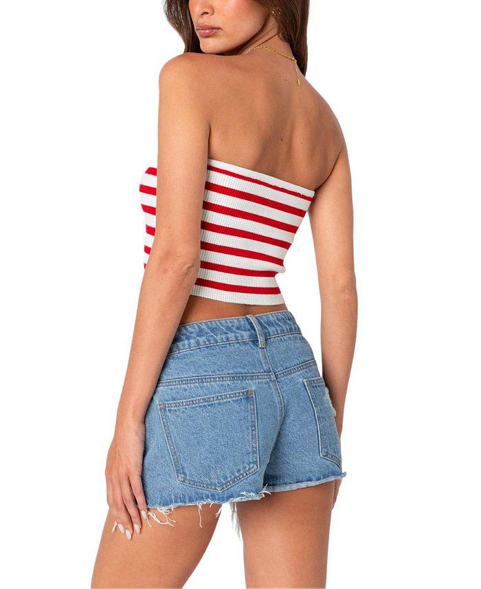 Edikted Lexi Ribbed Tube Top