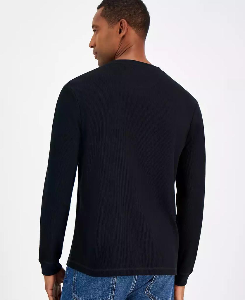 Club Room Men's Thermal Long-Sleeve Henley, Created for Macy's