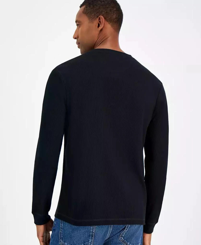 Club Room Men's Thermal Long-Sleeve Henley, Created for Macy's 2
