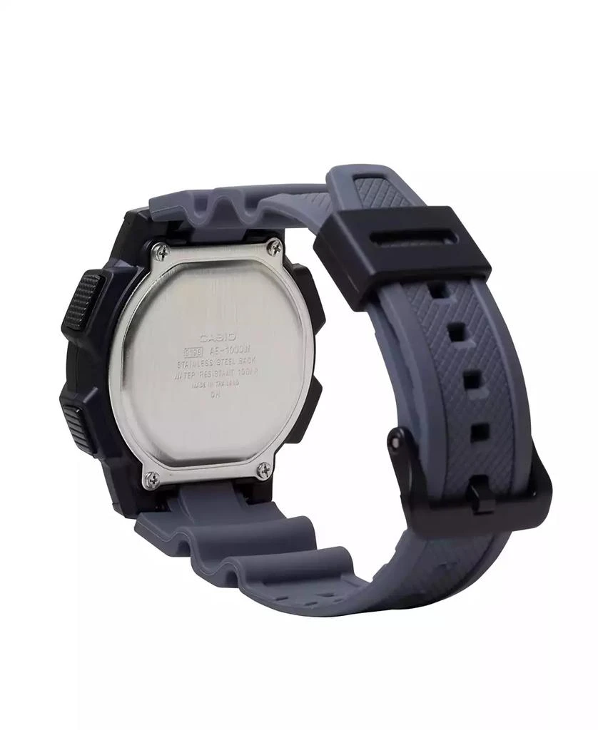 Casio Men's Digital Gray Resin Watch, 45mm 3