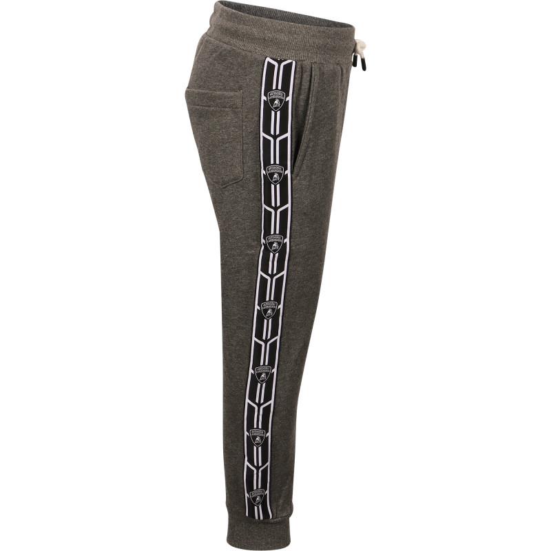 AUTOMOBILI LAMBORGHINI Logo track pants in grey