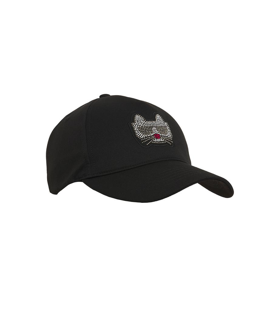 Karl Lagerfeld Paris EMBELLISHED CHOUPETTE BASEBALL CAP