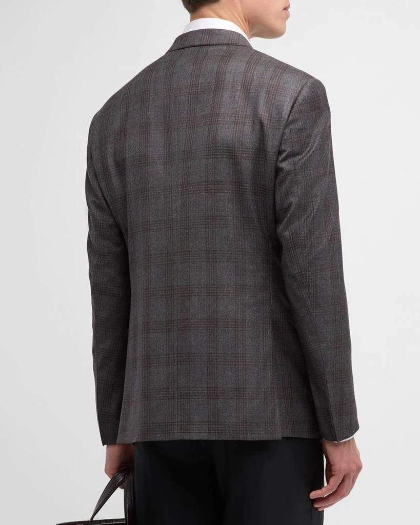 Giorgio Armani Men's Wool-Cashmere Plaid Sport Coat 3