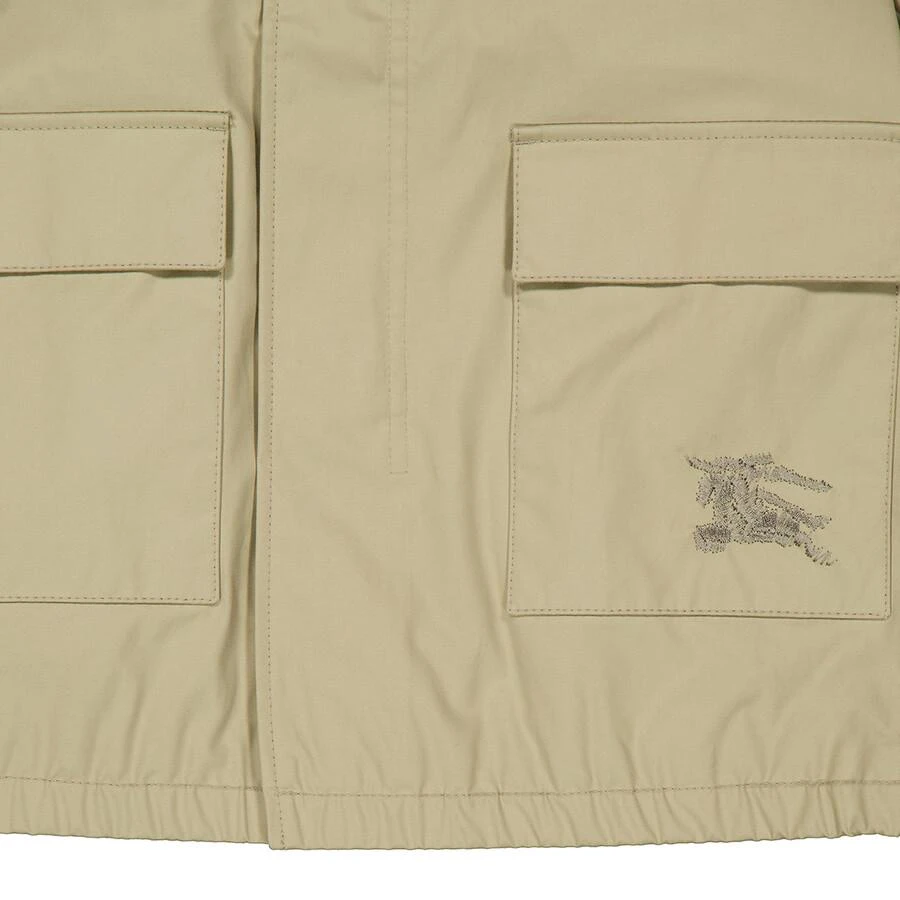 Burberry Kids Gabardine Lightweight Hooded Parka 2