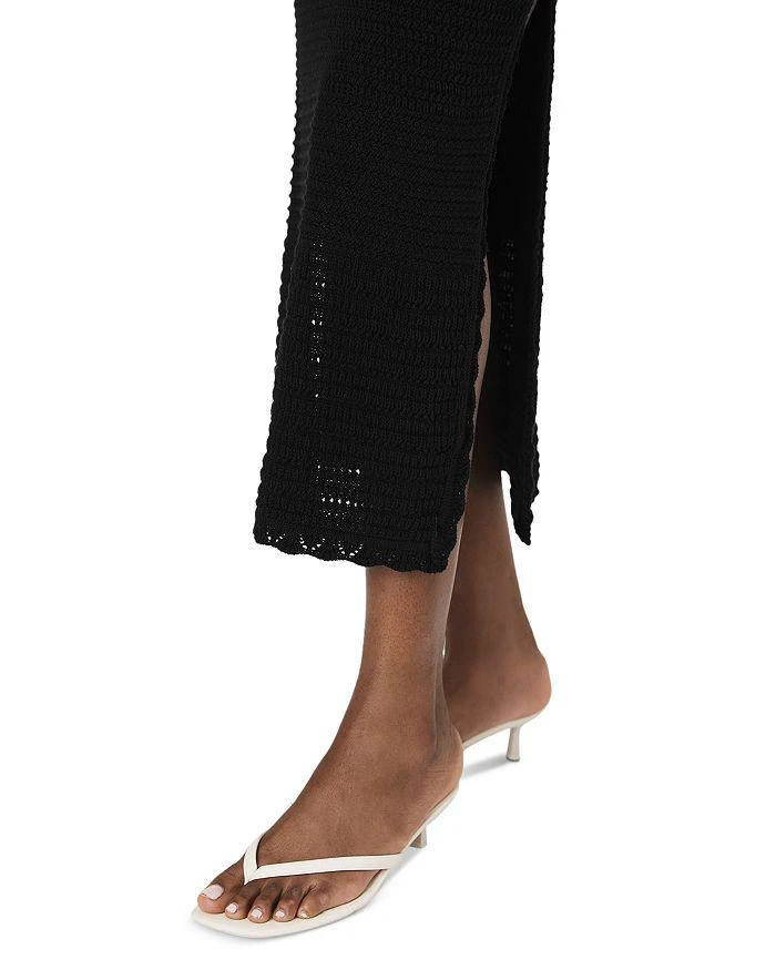 French Connection Nellis Side Slit Crocheted Skirt 6