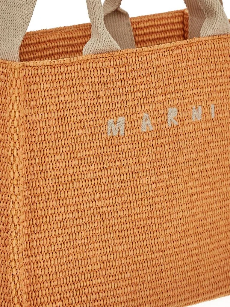 Marni Raffia Effect Small Tote Bag 4