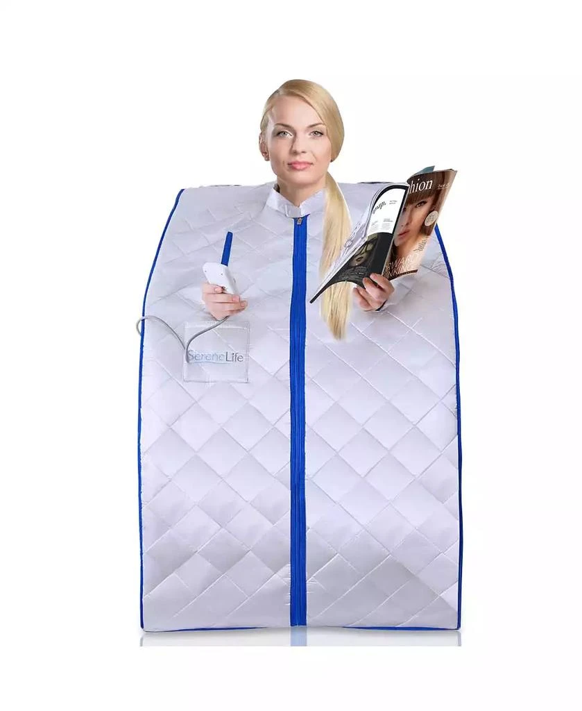 SereneLife Compact 
Portable Infrared Sauna With Foldable Chair